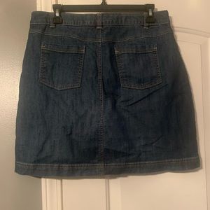 Denim skort